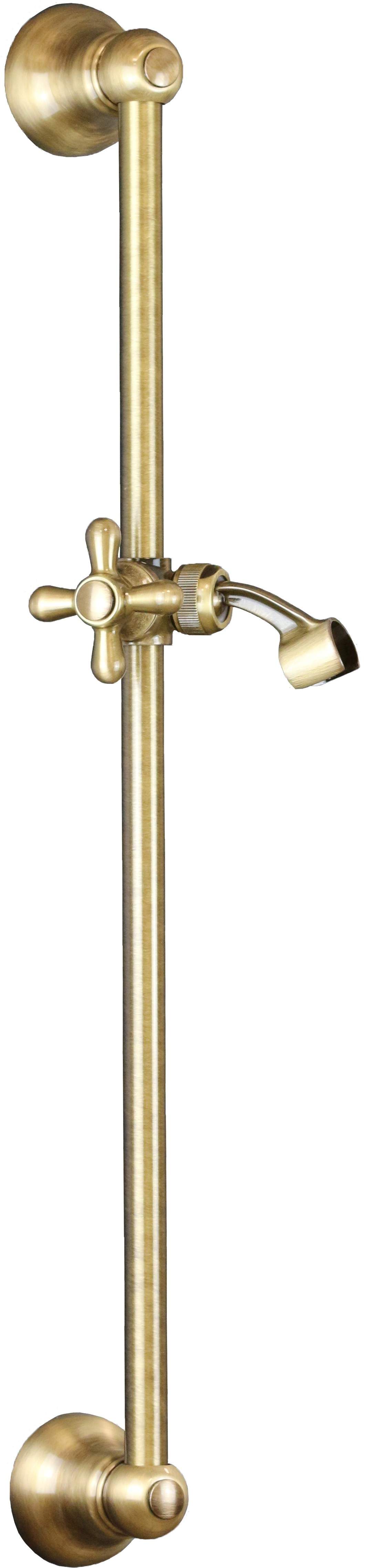 Asta Tenda Doccia Telescopica Bronzo 76-172cm | Acciaio Inox Con Supporti A Parete | Antiruggine E Regolabile | Fissaggio A Pressione