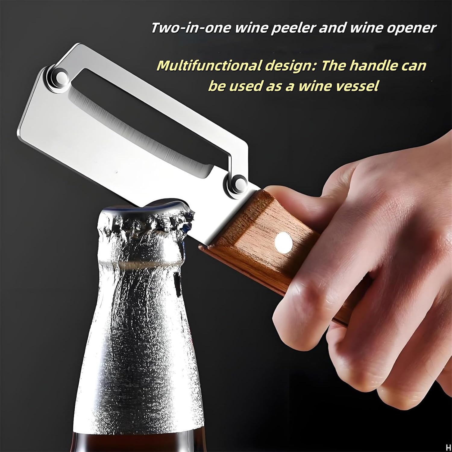 Éplucheur Multifonction En Acier Inoxydable, Set D’Éplucheur De Pomme De Terre Avec Ouvre-Bouteilles Et Couteau Pour Ciboulettes, Ustensile De Cuisin - 4