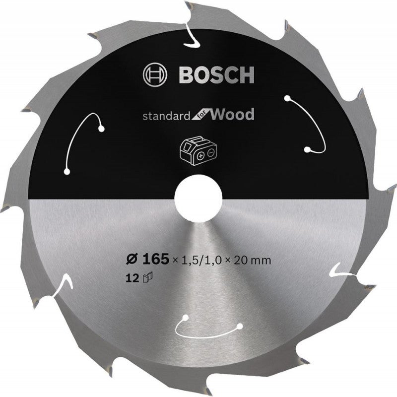 Bosch PRO Wood akumulatorowa tarcza do pilarek tarczowych 165 x 1,5 x 20 mm - 2608837684