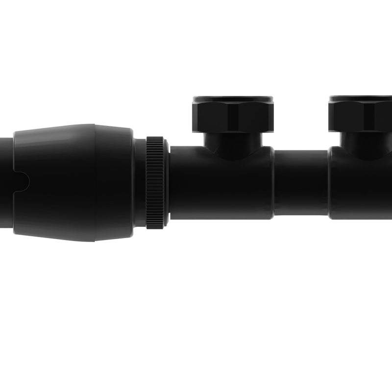 Zawór termostatyczny zespolony do grzejnika Luxrad DUO lewy czarny mat str.