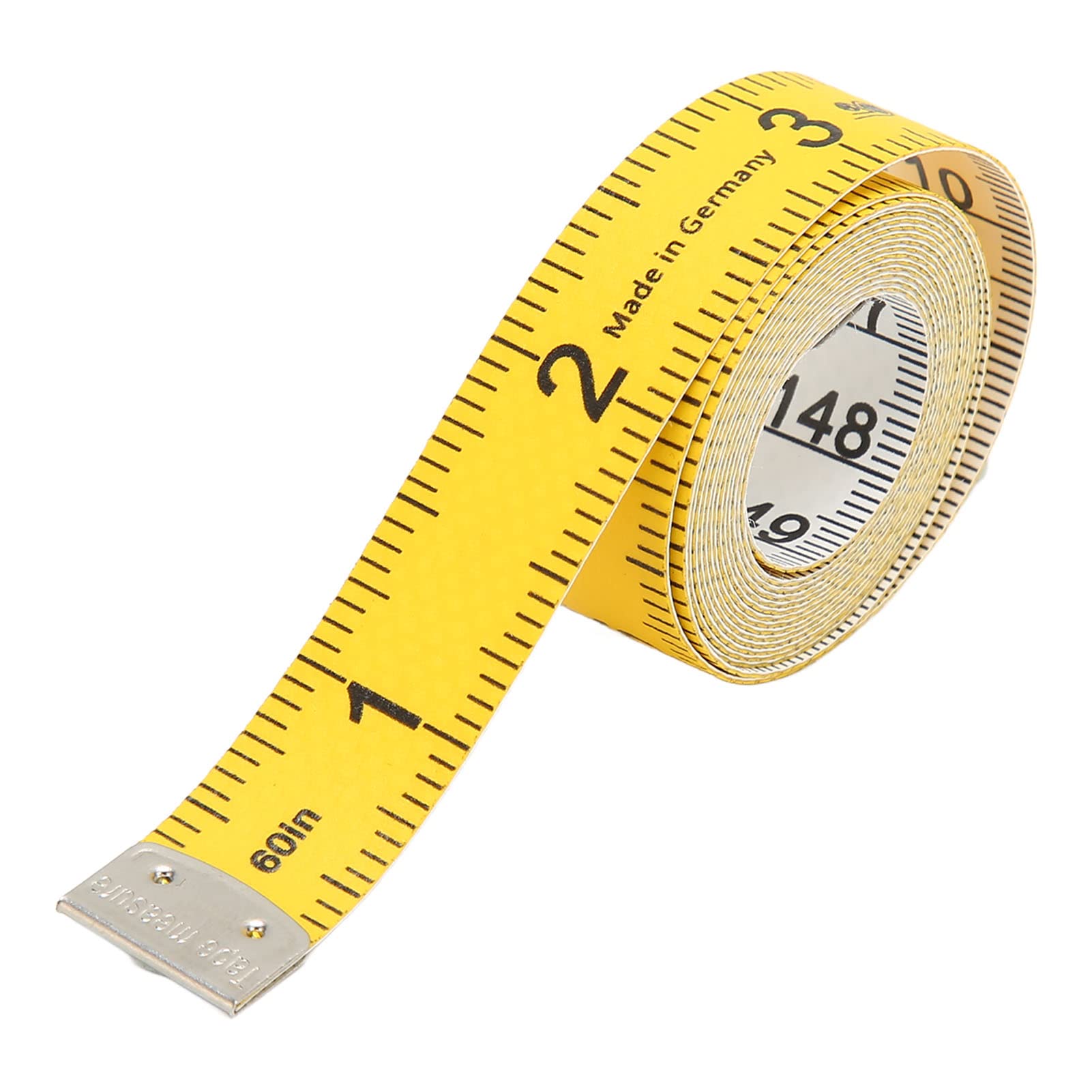 Lot de 10 rubans à mesurer de 1,5 m, double face, transparents, compacts, po - 4