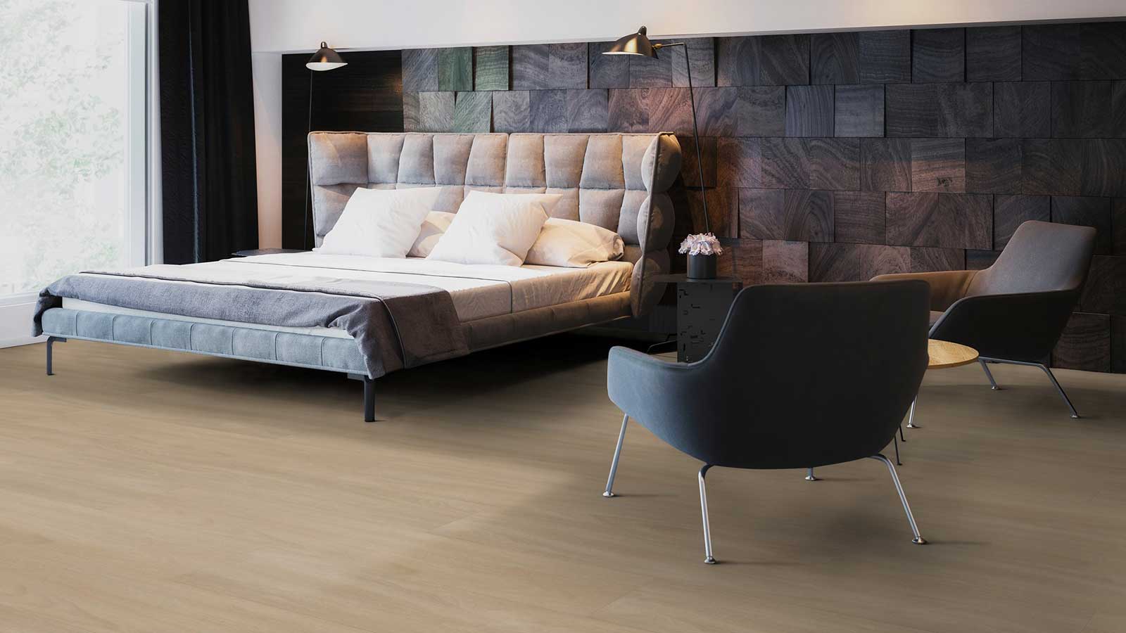 Lame PVC Autoplombante effet bois medium - 125 x 24,50 cm - 11 lames = 3,37 m² - 7