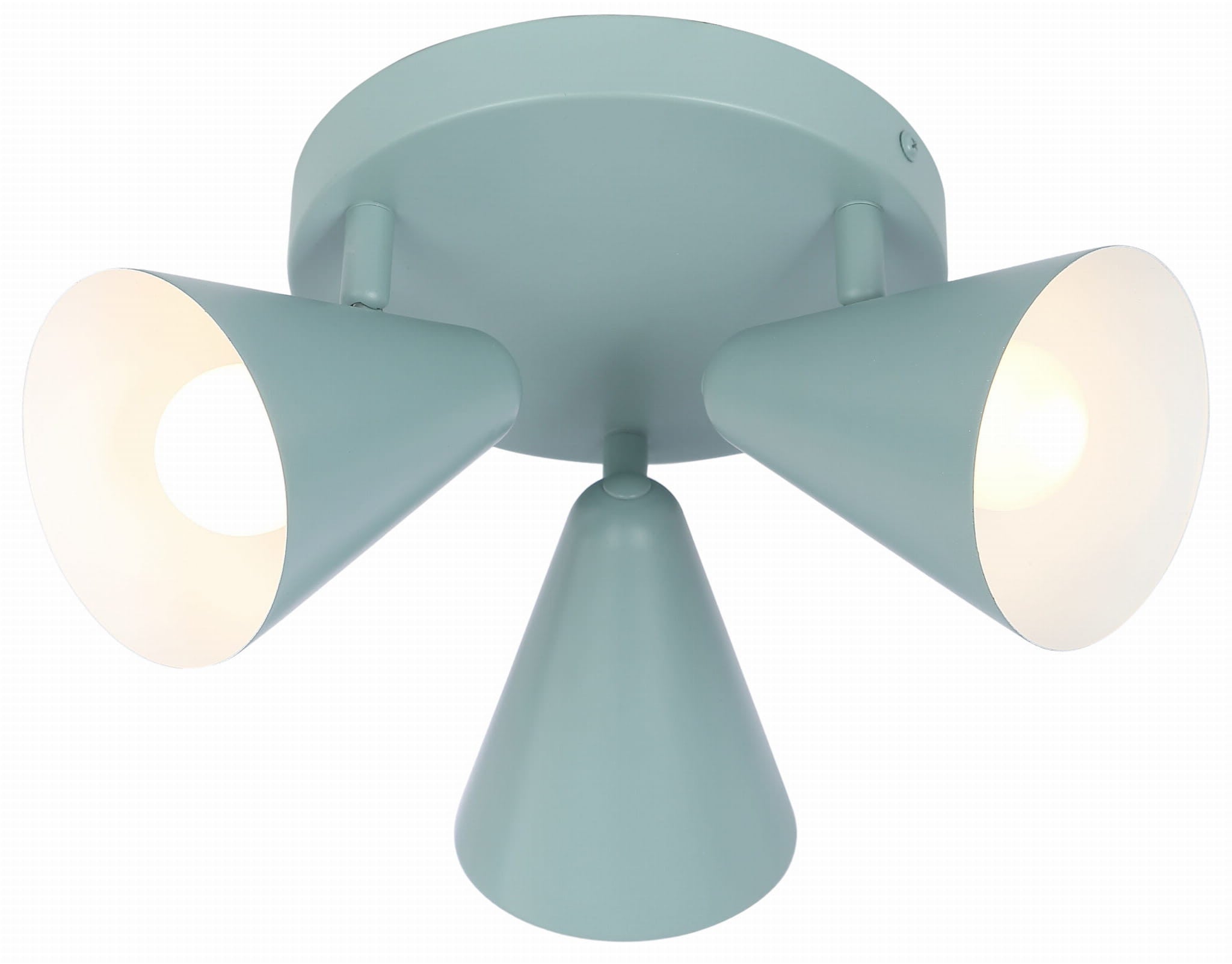 Lampa sufitowa wisząca Amor szara 3xE14x40W wym: 16 x 34 x 34 cm metal Candellux