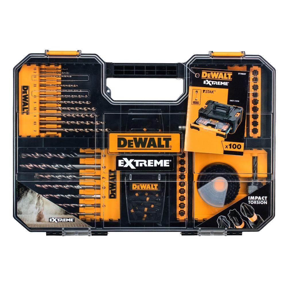 Coffret d'accessoires vissage perçage DEWALT DT70620T Extreme Drill Impact (100 pièces) - 2