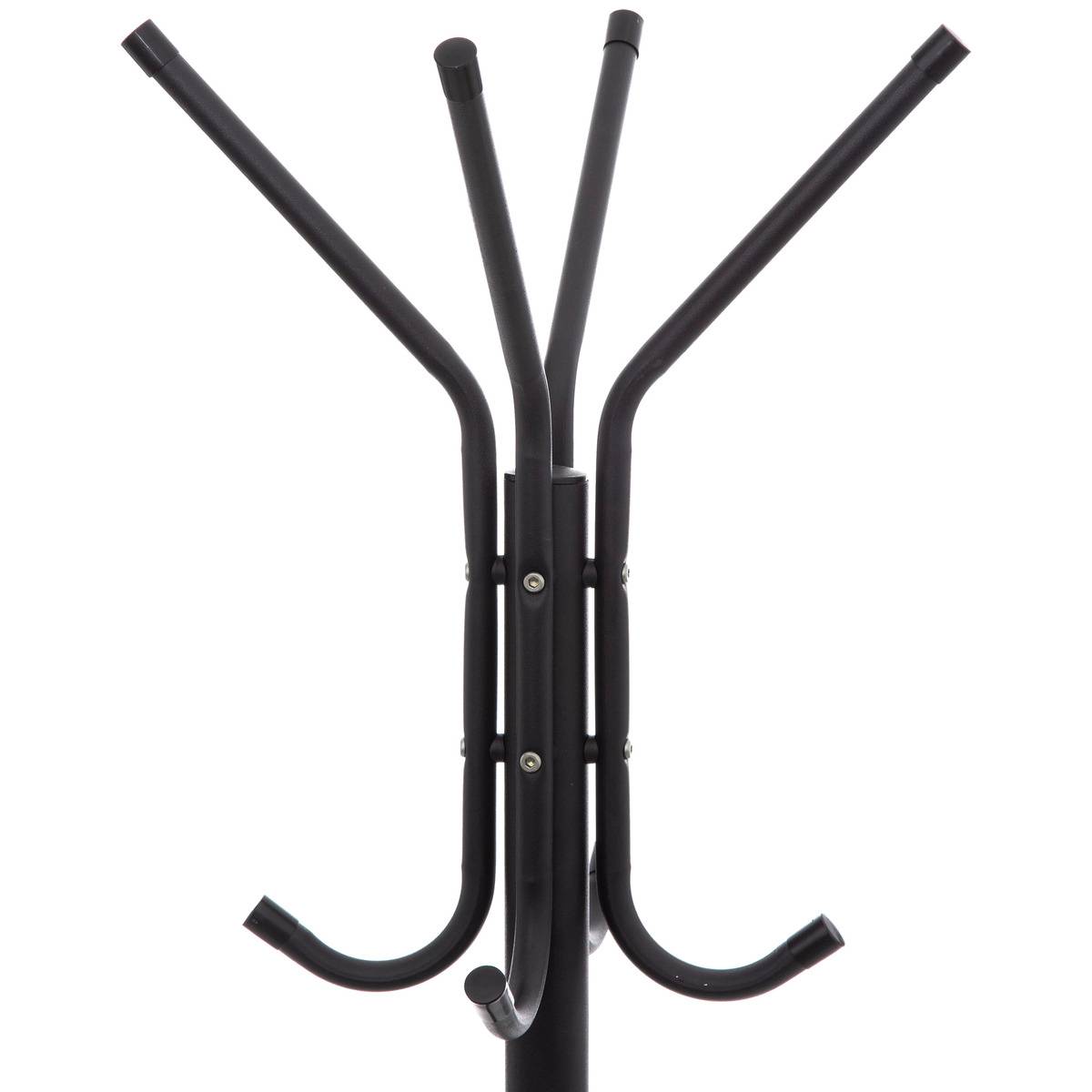 Porte-manteaux 8 crochets métal noir - 5five - 4