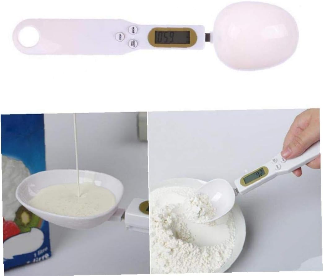 Łyżki miarowe, cyfrowa waga kuchenna LCD, łyżka miarowa do gotowania, elektroniczna waga kuchenna do pomiaru wagi i objętości - 4