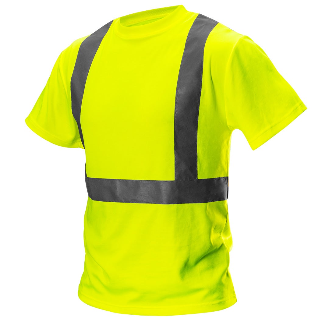 Tricou de inalta vizibilitate, galben, marimea XXL 81-732-XXL