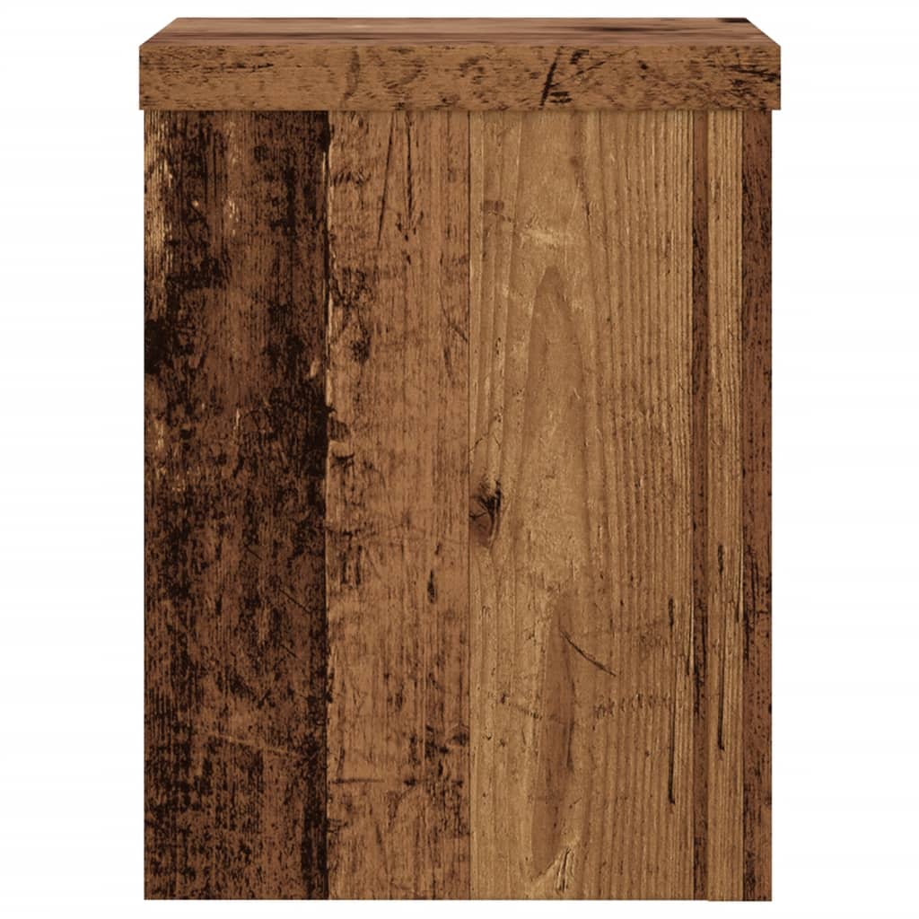 Maison Exclusive - Supports pour plantes 2 pcs vieux bois bois d'ingénierie - 6