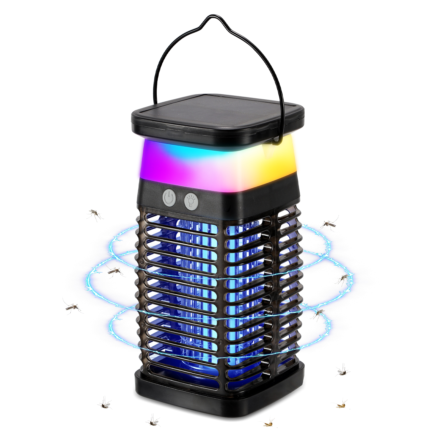 Solaire Lampe Anti Moustique Exterieur 4000mah 2400V UV Tueur D' Électrique Étanche Anti Avec Lumiere Rgb 95470926