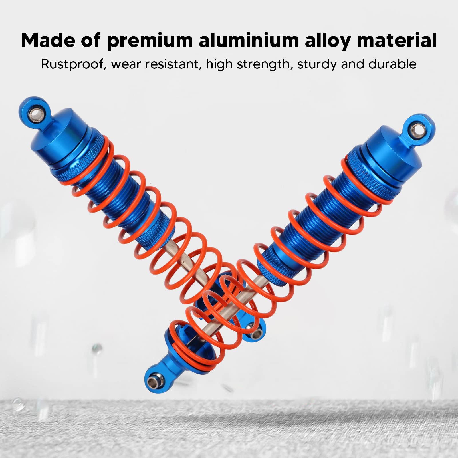 pezzi RC ammortizzatori sospensioni ammortizzatori in lega di alluminio per Traxxas Slash 1/10 RC Short Course Truck (blu scuro) - 2