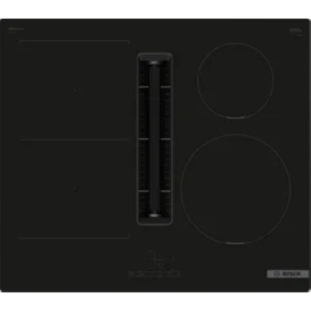 Bosch Serie 4 PVS611B16E piano cottura Nero Da incasso 59.2 cm Piano cottura a induzione 4 Fornelli Cappa da incasso
