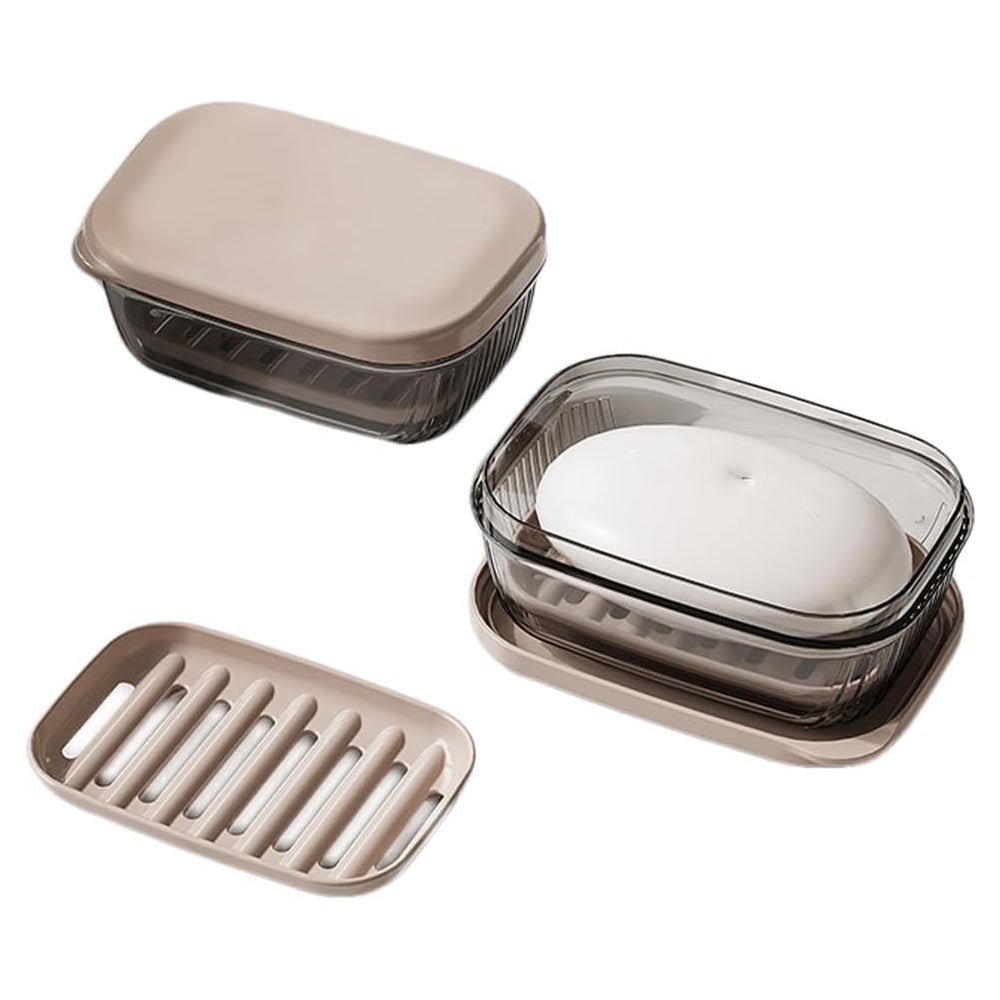 Portasapone da viaggio impermeabile, 2 pezzi, portasapone in plastica portatile, con coperchio ermetico e scolapiatti, per casa, viaggio, scuola | Leroy Merlin