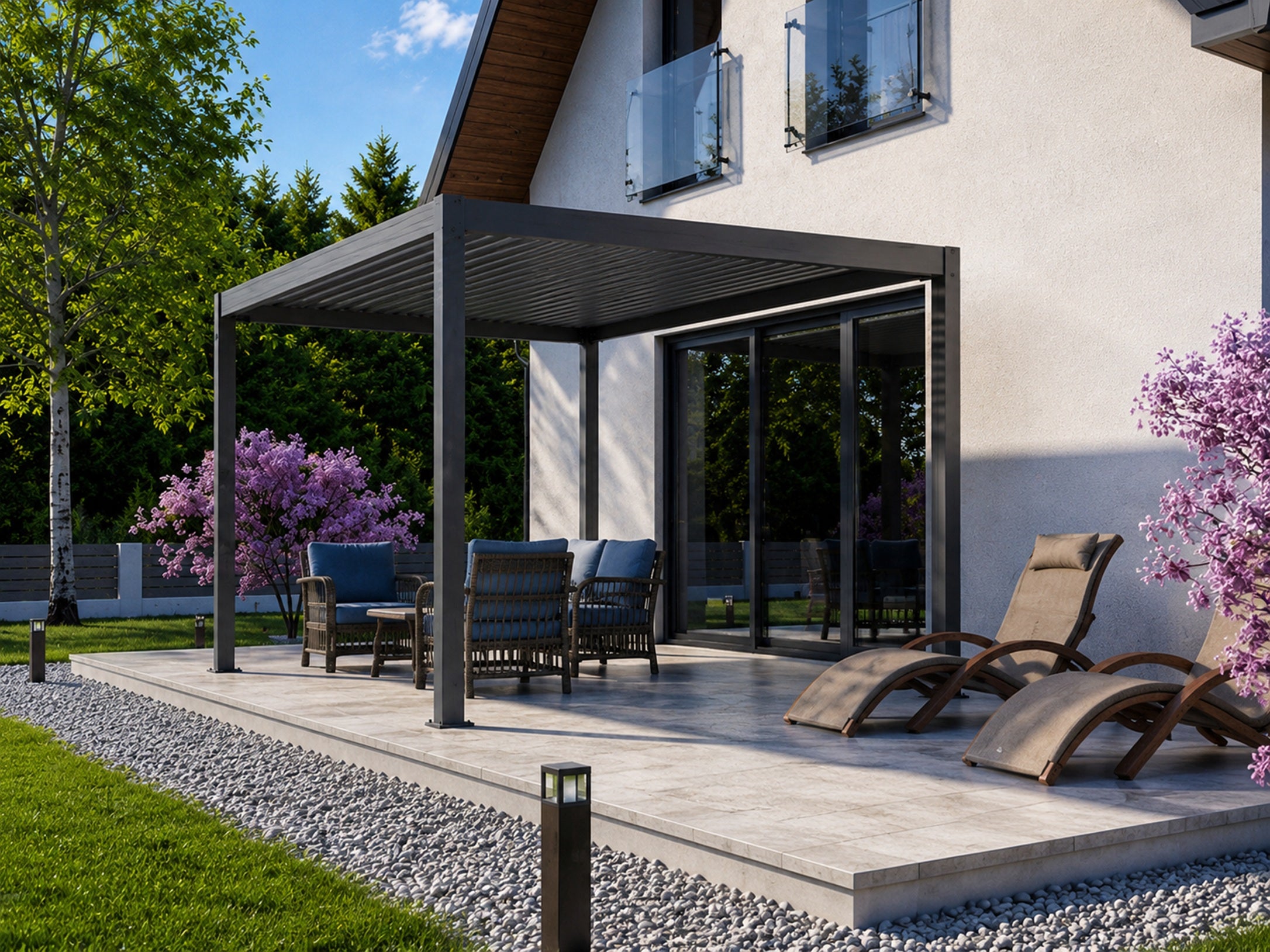 Pergola ogrodowa Sunloft Linea 3x3 1 szt. - 4