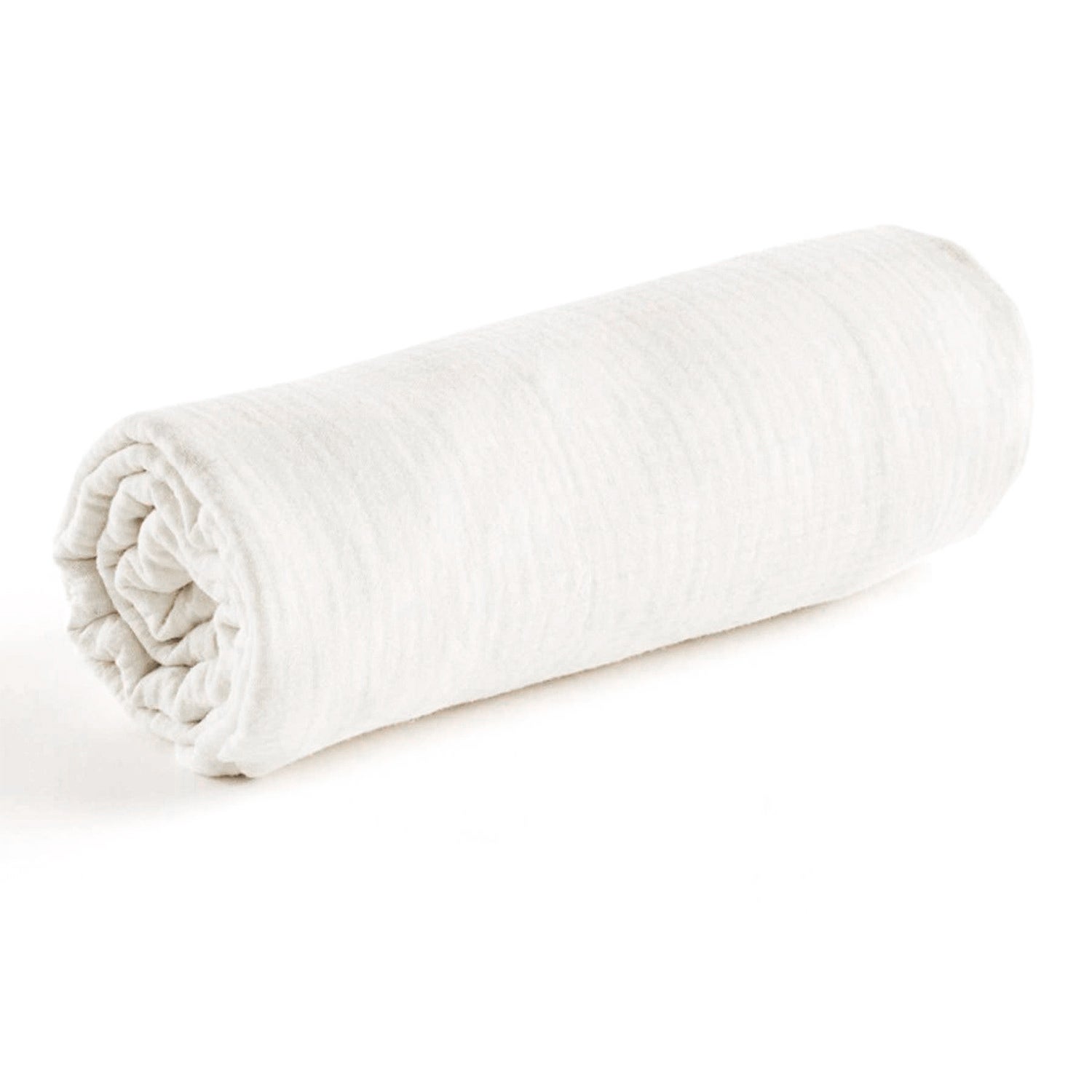 Drap housse uni en gaze de coton - 3