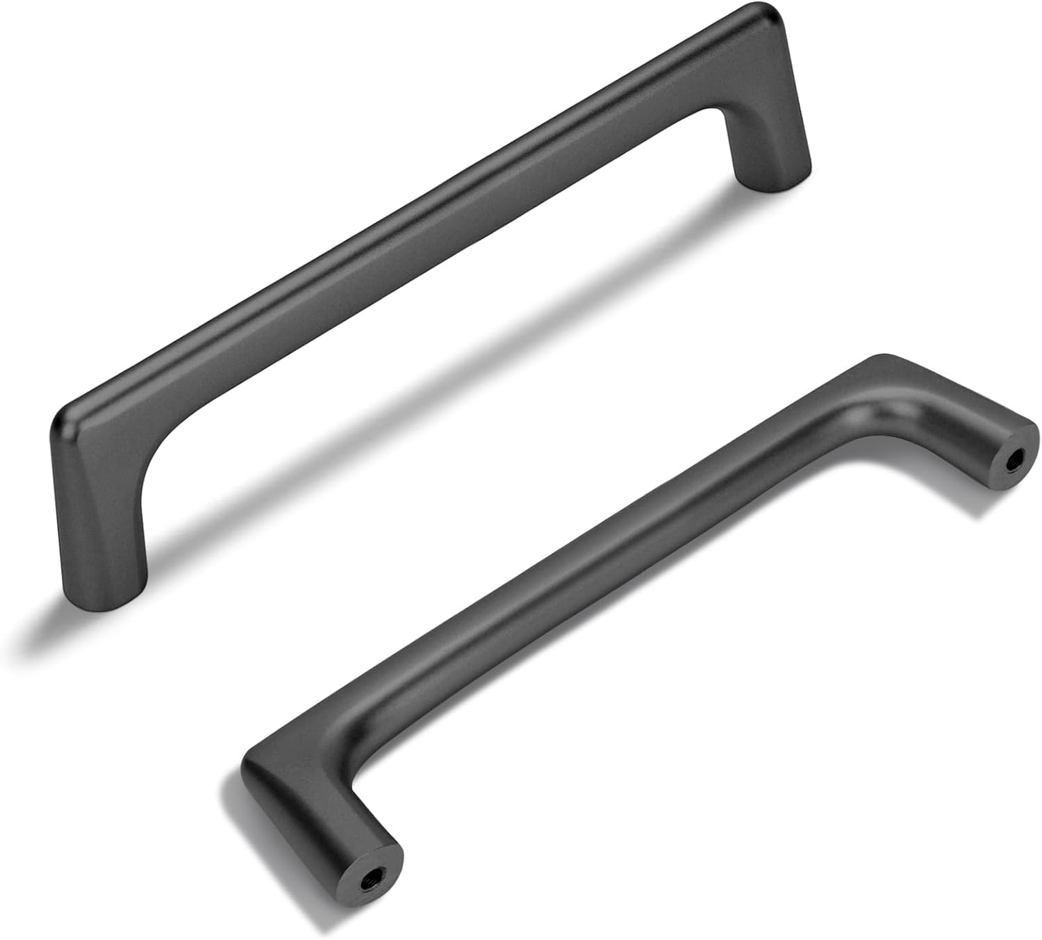 10 szarych uchwytów meblowych, stop cynku, rozstaw osi 128 mm, uchwyty meblowe do umywalek łazienkowych, długość całkowita 138 mm.