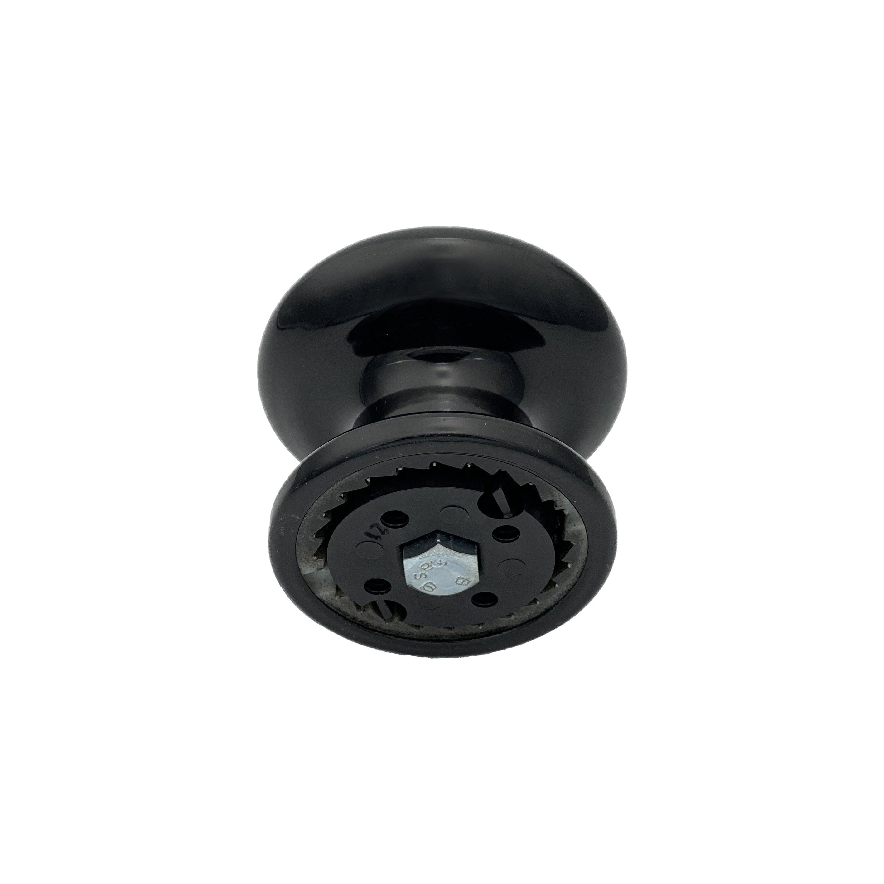 Tirador fijo para puerta Ø70 mm en aluminio negro RAL 9005 - patentado - paquete de 6 Pomo - 8