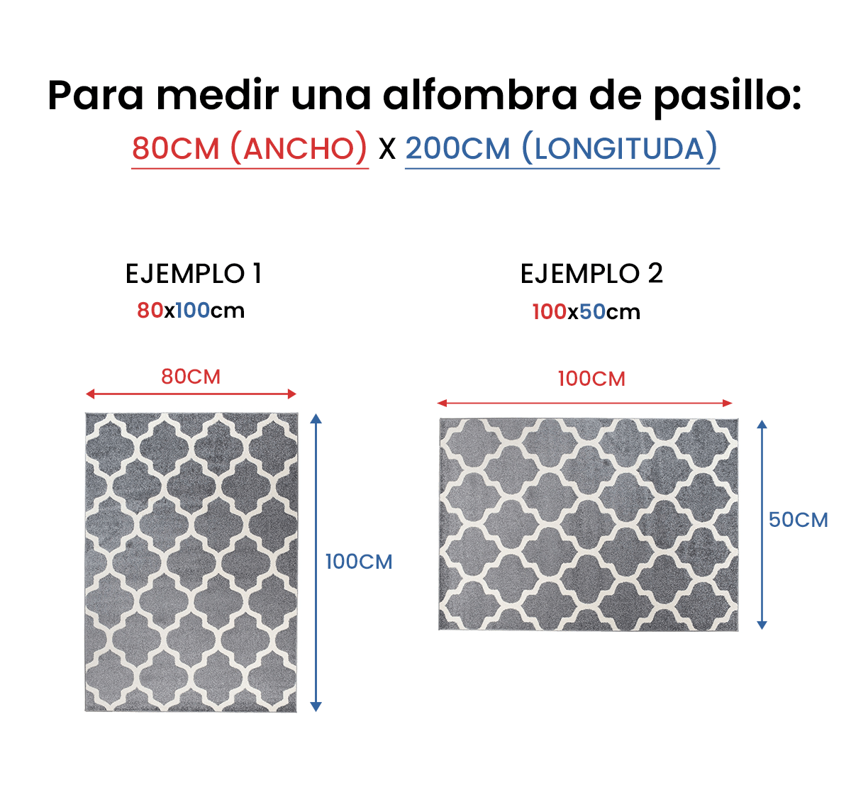 TAPISO Maya Tappeto Passatoia Corridoio Moderno Blu Grigio Nero Graffi Sottile 100 x 180 cm - 9