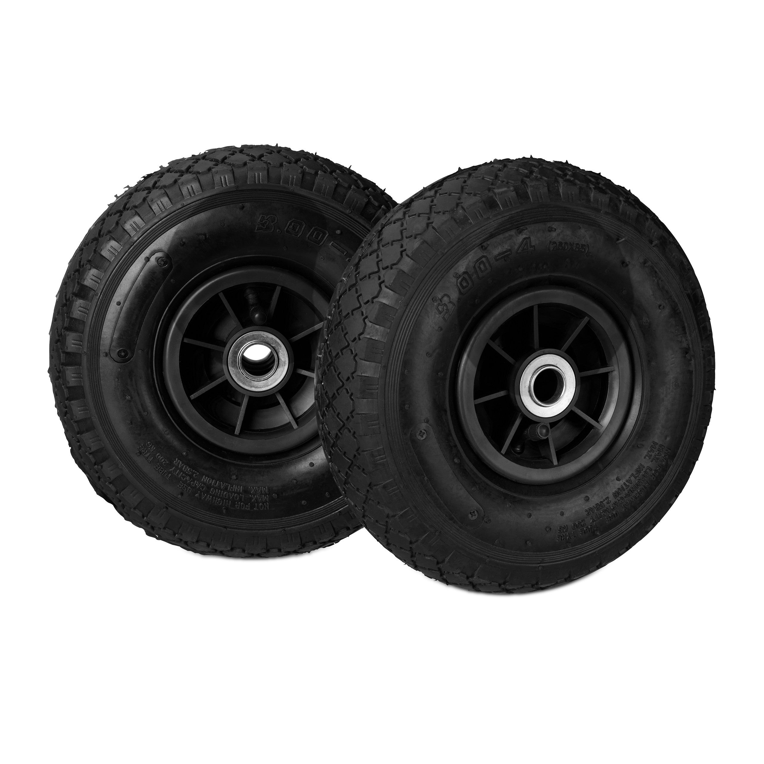 Lot De 2 Roues En Caoutchouc - Diamètre 185 Mm, Alésage 12 Mm, épaisseur 37 Mm - Neuf France