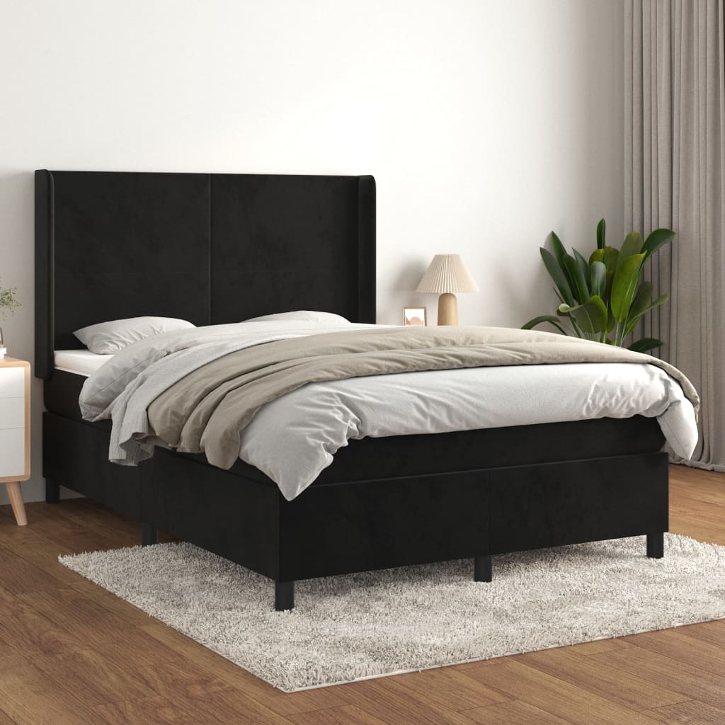 Lit IKEA 140x200 Cm Avec Sommier, Matelas Et Pieds Hauts – Blanc
