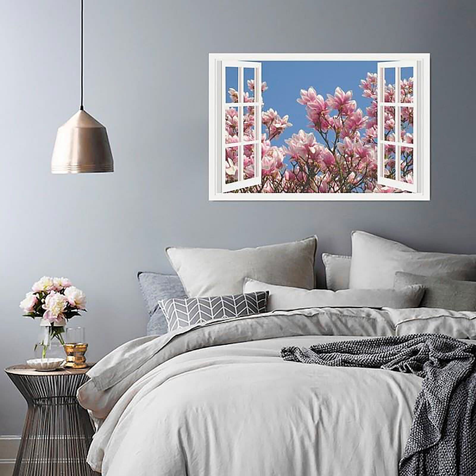 Tableau magnolias en fleurs - 80 x 60 cm - 3