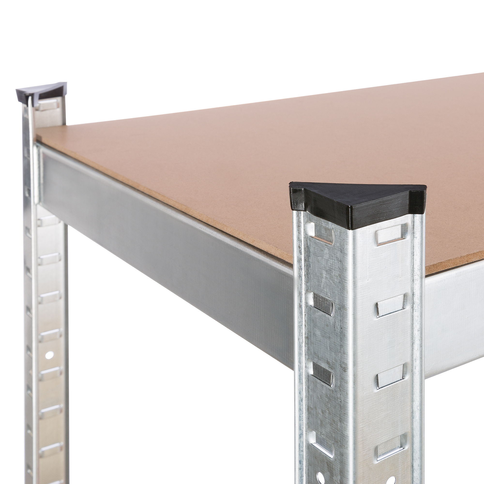 AREBOS Étagère d'angle pour Charges Lourdes Set de 3 Max 875kg Montage Facile grâce au système d'emboîtement Profondeur de 40cm - 8