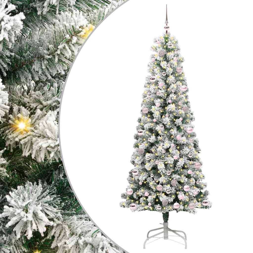 Sztuczna choinka z zawiasami Ze LED Lights 240 cm PVC