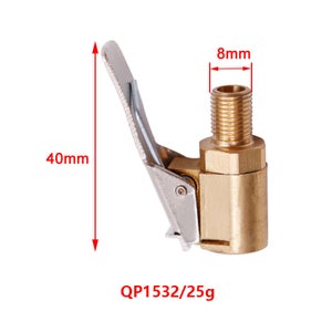 Adaptateur Gonfleur 8mm Pour Pneus Voiture, Camion, Vélo - Embout Air Pompe - Neuf