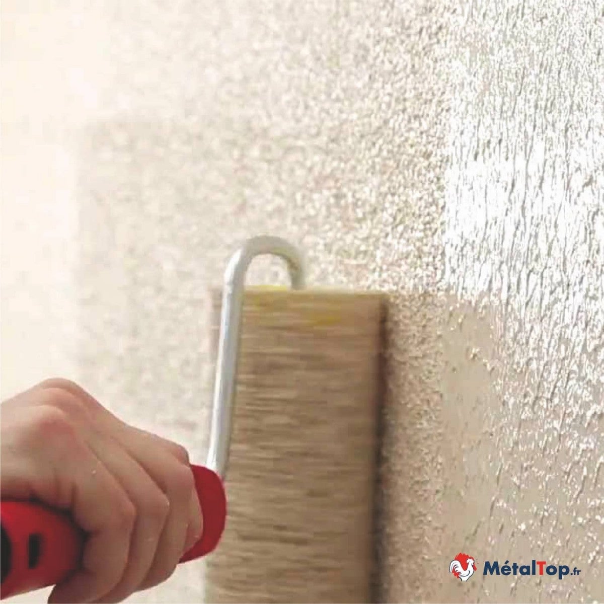 Peinture Batiment - Metaltop - Rouge rubis - RAL 3003 - Pot 5L - 3