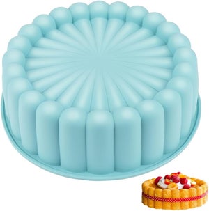 Lot De 2 Moules à Gâteau Silicone Rond 20cm - Antiadhésif, Réutilisables Pour Layer Cake Et Pâtisserie