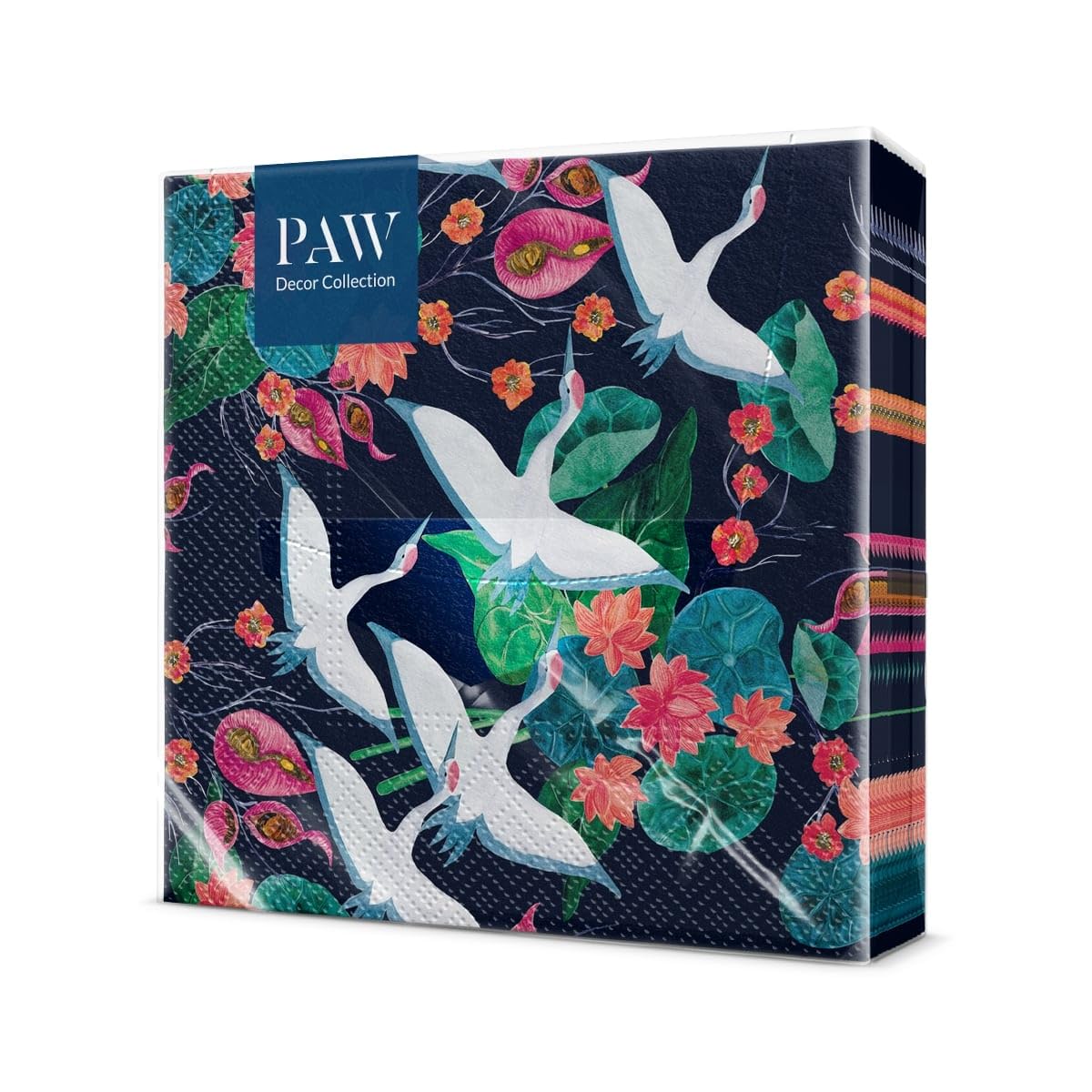 Pila Di Tovaglioli Di Carta Colorati Immagine Stock - Immagine Di