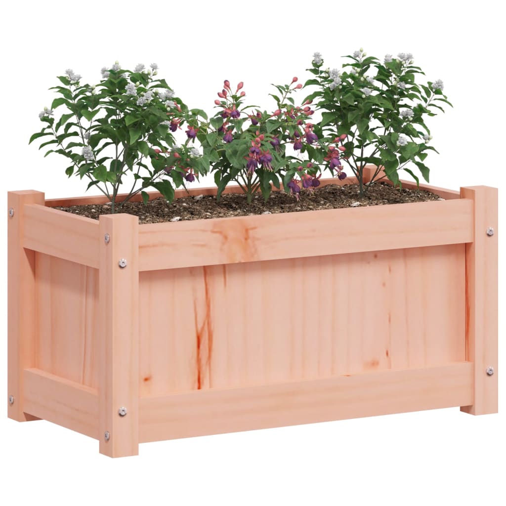 Lot de 2 Jardinières - Bac à Fleurs - Pot De Fleurs bois massif douglas n2222l - 4