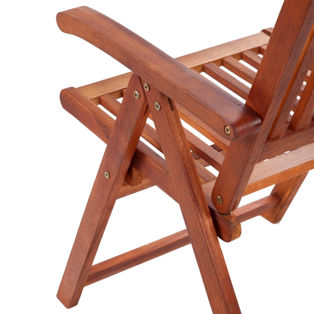 Maison Exclusive - Chaises pliables de jardin lot de 2 Bois solide d'acacia Marron - 7