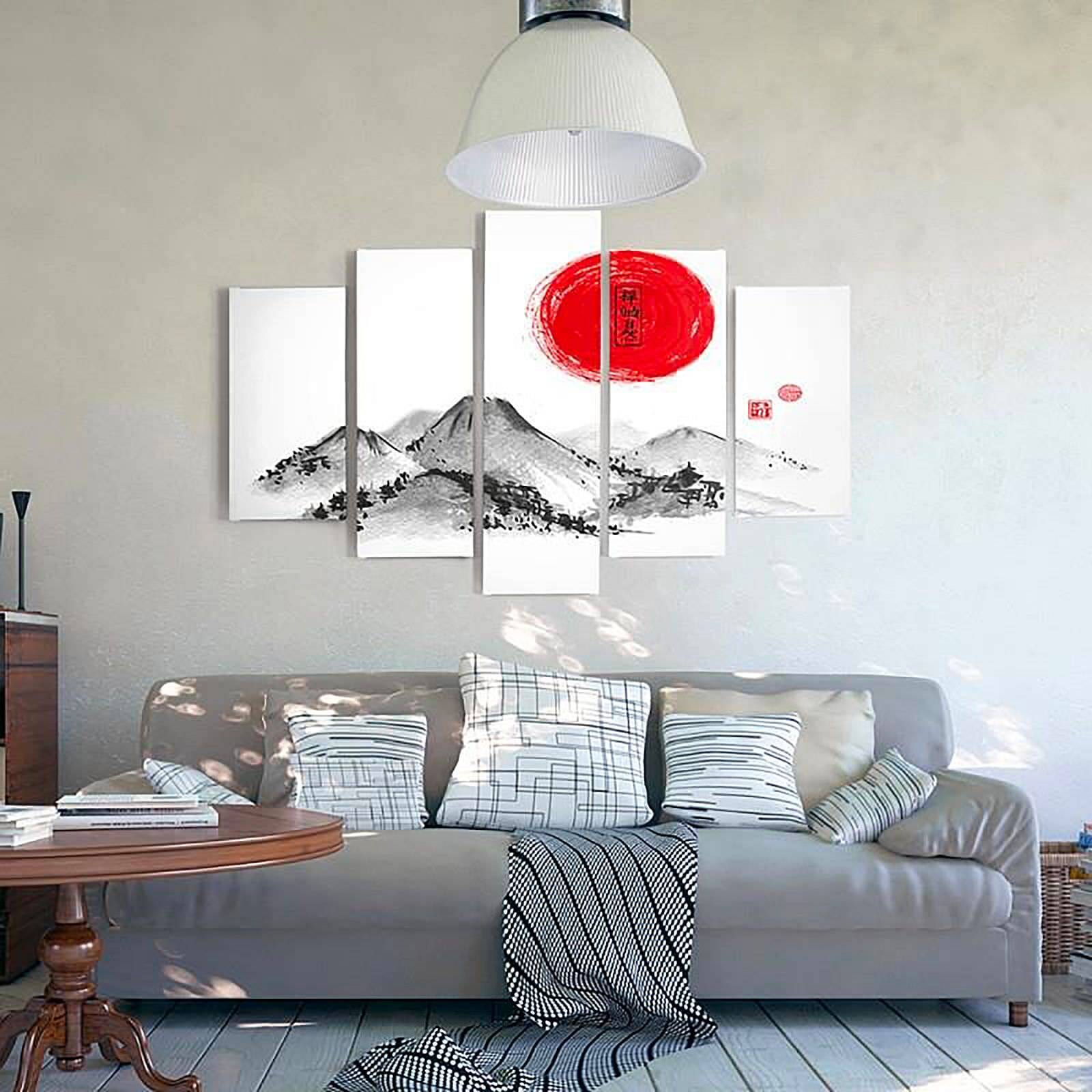 Tableau paysage japon 3 - 100 x 70 cm - 4