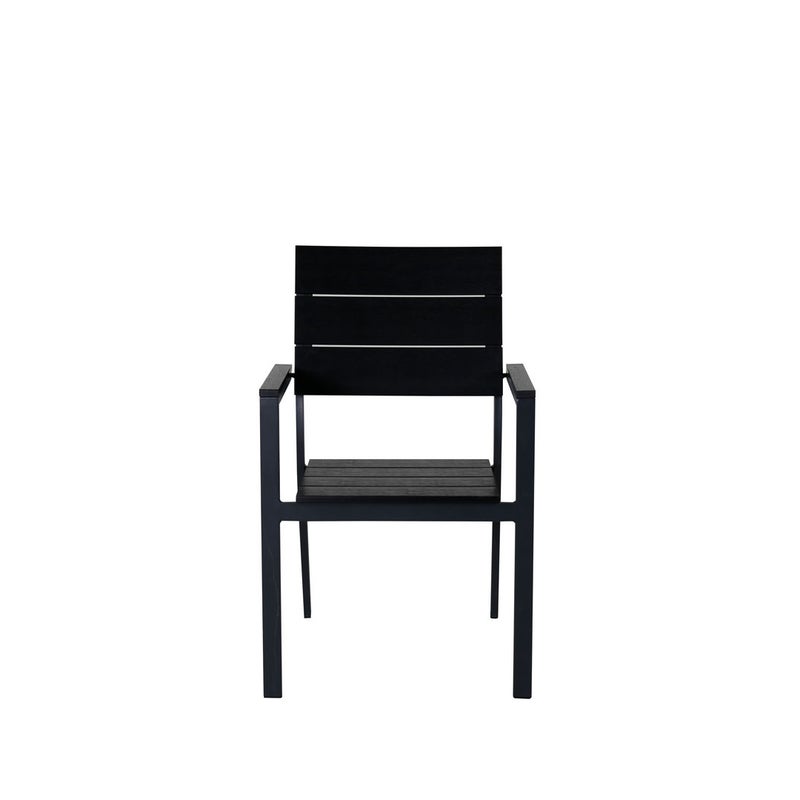Levels Krzesło ogrodowe czarny.