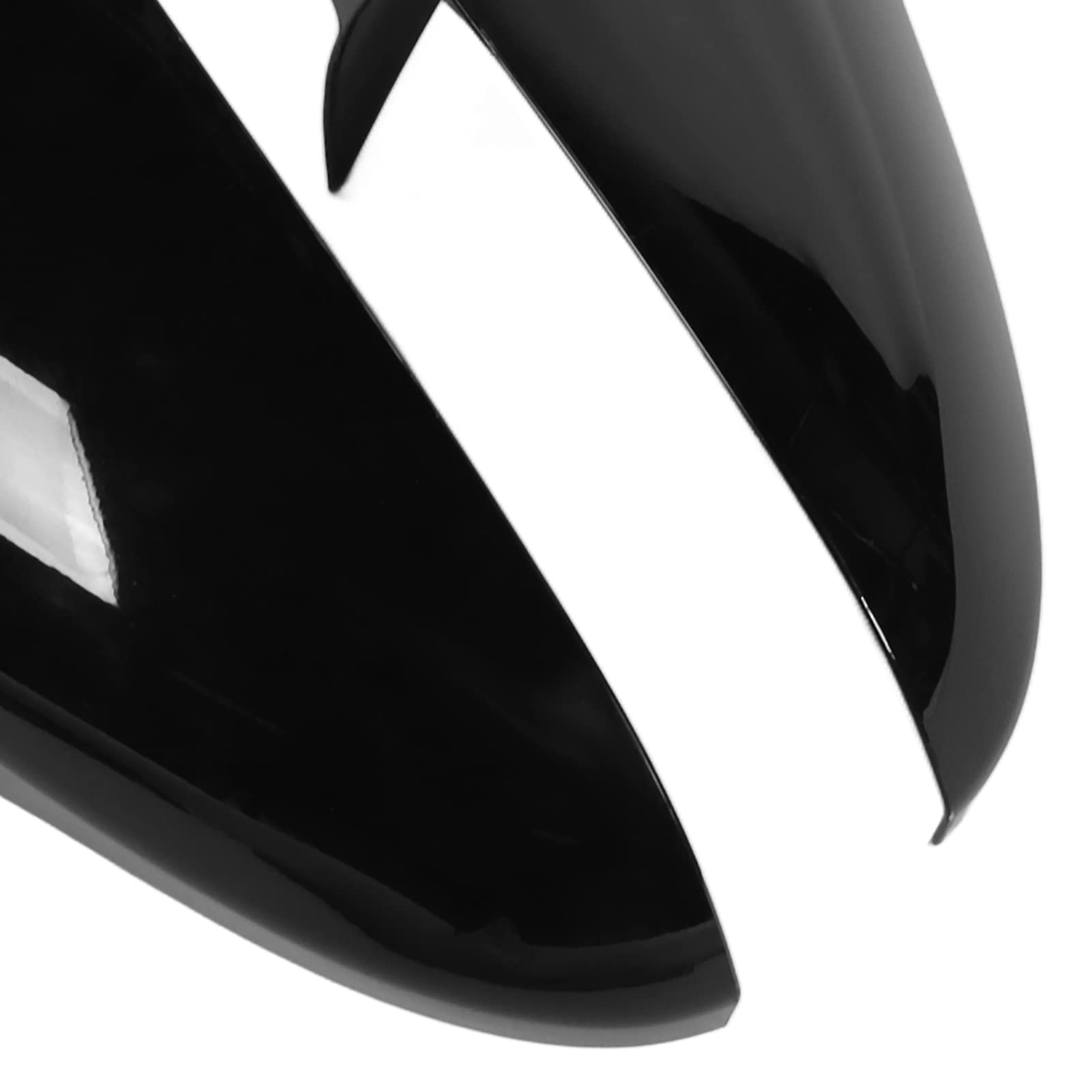 paio di copri specchietto retrovisore sinistro e destro, protezione specchietto retrovisore laterale di ricambio per Ford Mondeo 13-20 (nero) - 8