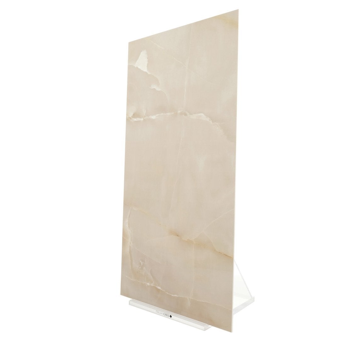 Charme Beige - Marmo Onice Lucido 6 mm - Piastrelle 60x120x0,6 cm 6 mm - MAO 5001 60x120 GLOSSY 6 mm - 5