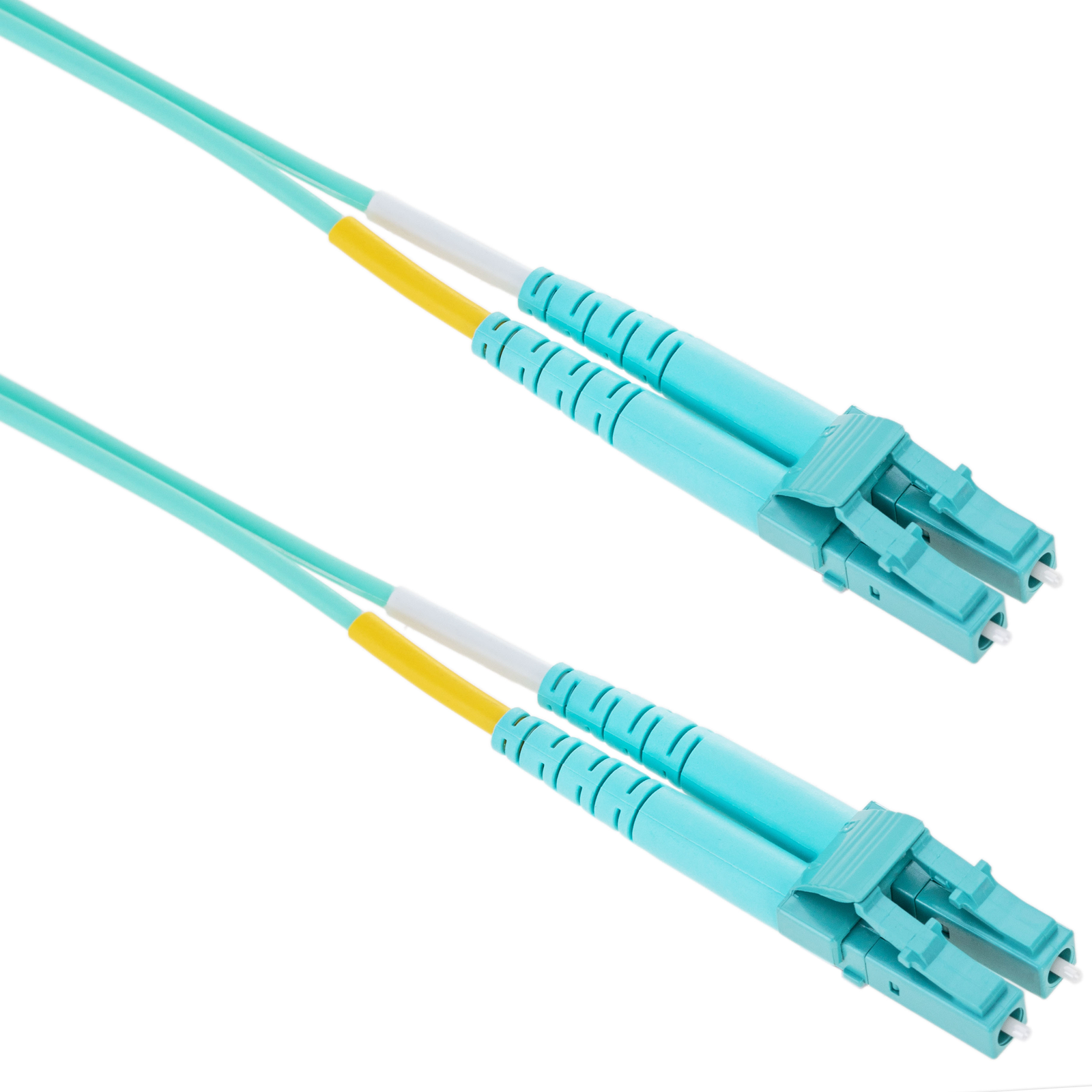 50 Mètres 164Ft Fibre Correctif Câble Multimode Duplex LC-LC OM3 Vert