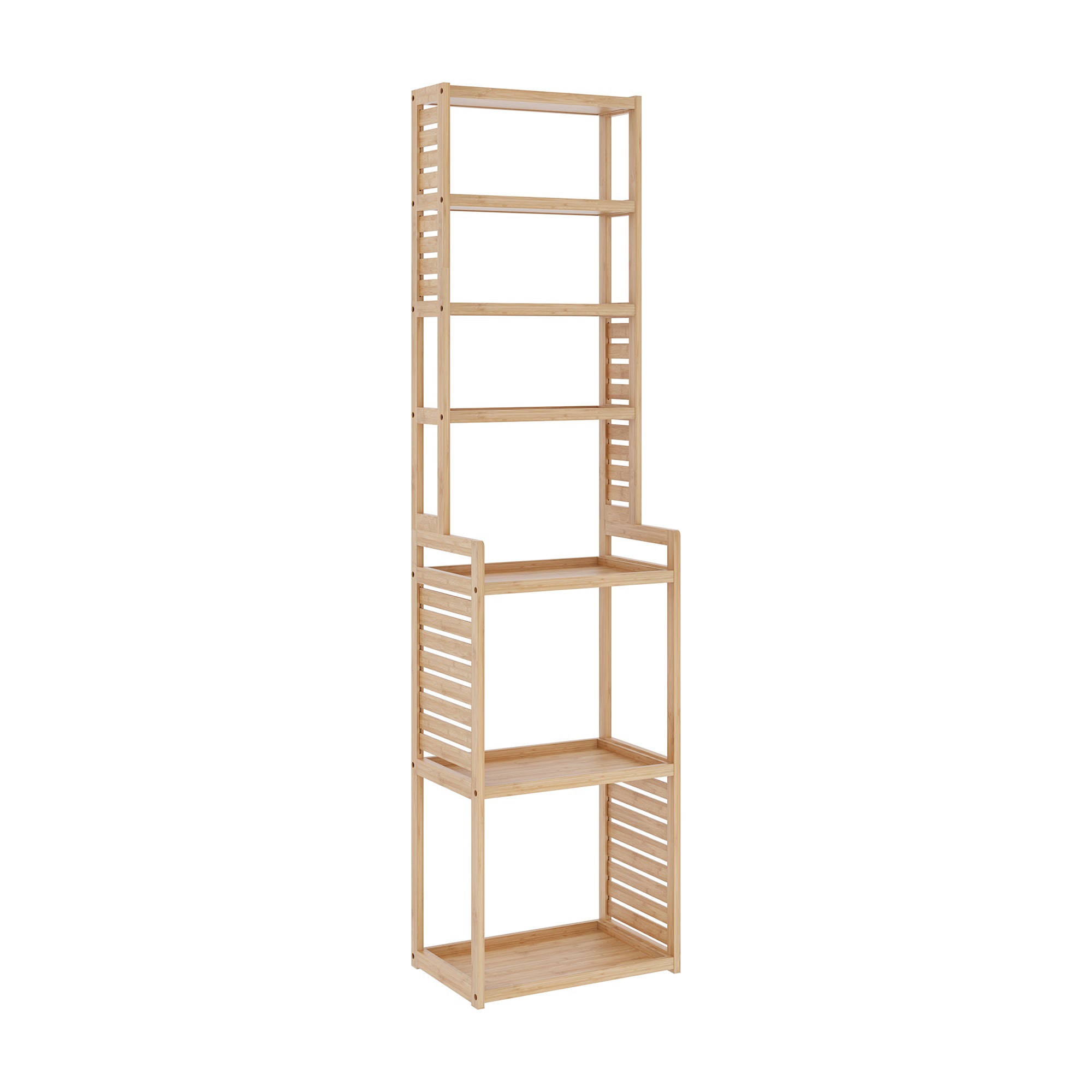 Scaffale in bambù 'Forssa' Mobile da Stoccaggio per Cucina / Bagno [en.casa] - 2