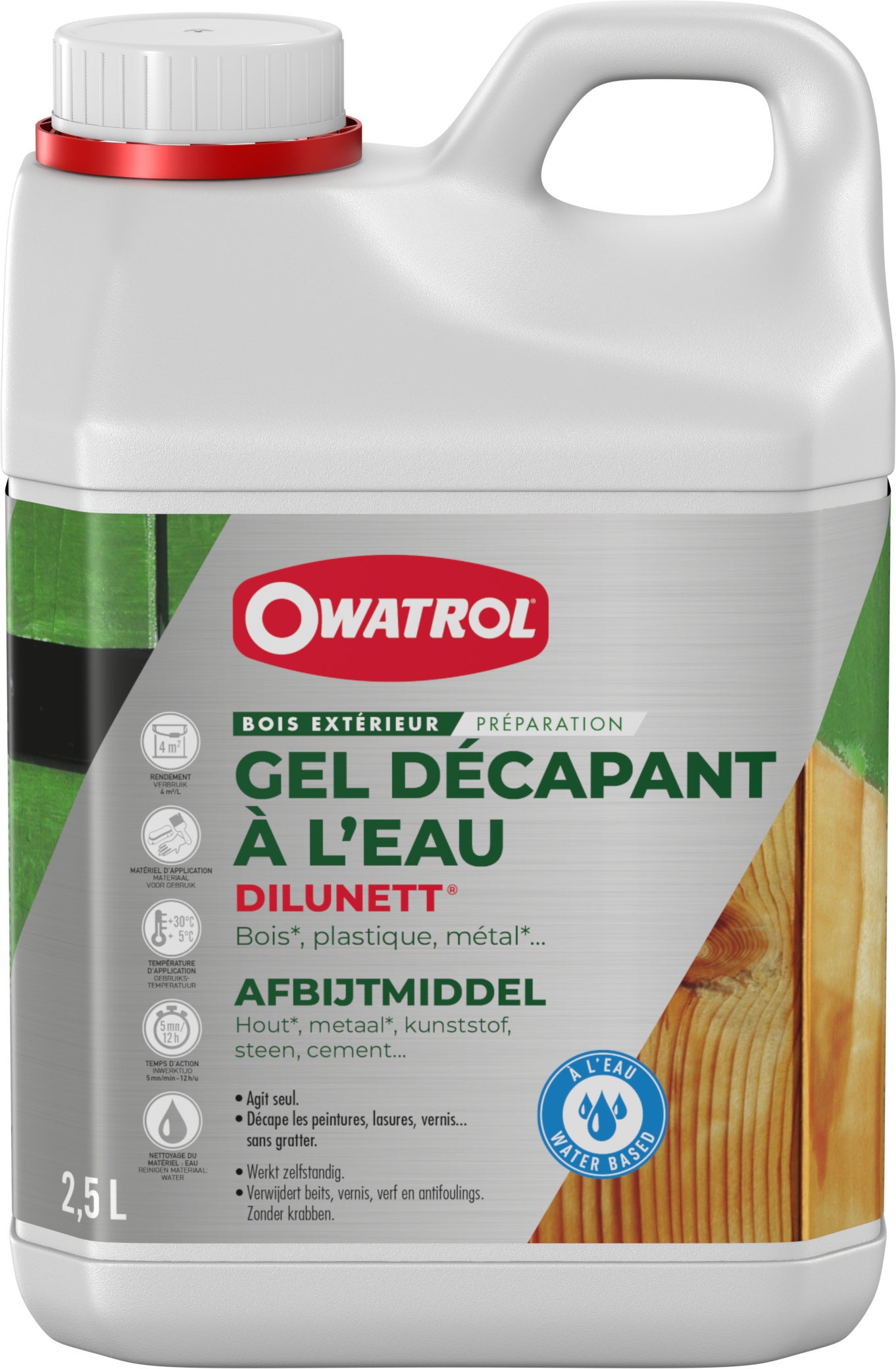 Żel do usuwania starych powłok Owatrol DILUNETT 2.5L