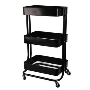 Carrello Da Portata A 3 Ripiani In Acciaio Inox – Per Cucina, Ristorante, Ufficio, 75x40x83.5 Cm, Portata 20 Kg Per Ripiano