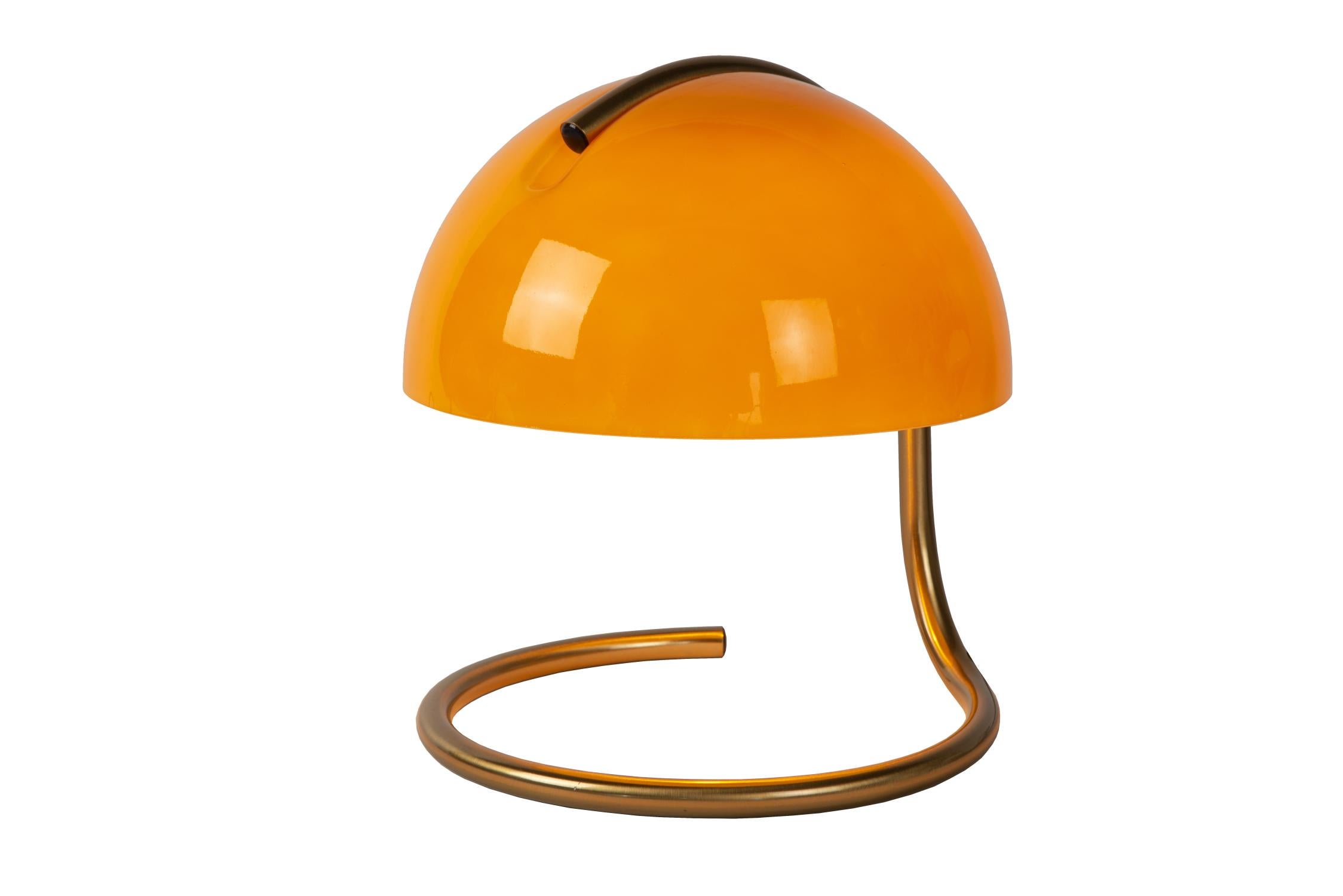 Lampa stołowa Cato pomarańczowo-złota 1xE27x10W Lucide