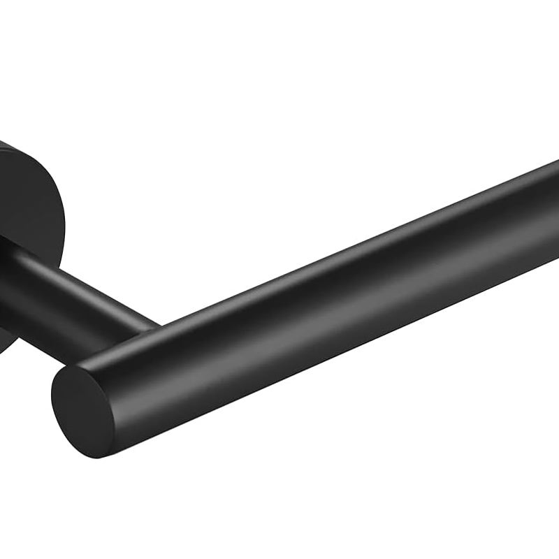 Czarny uchwyt na papier toaletowy ze stali nierdzewnej, ścienny uchwyt na papier toaletowy do łazienki