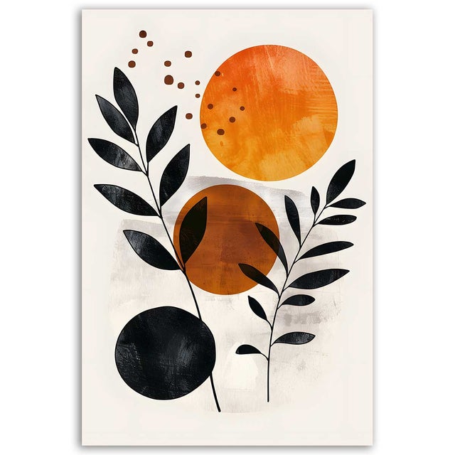 Tableau nature géométrique solaire - 40x60cm