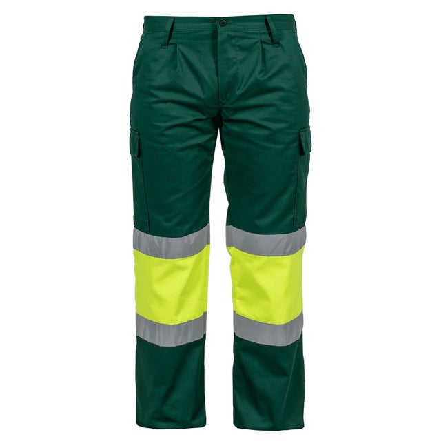Pantalon de travail haute visibilité Fluo Bicolor Taille 40 Multipoches VITO