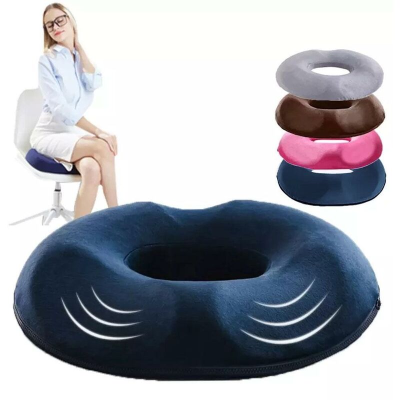 Coussin orthopédique pour le coccyx, oreiller pour le coccyx, oreiller pour la prostate, mousse à mémoire de forme - 4