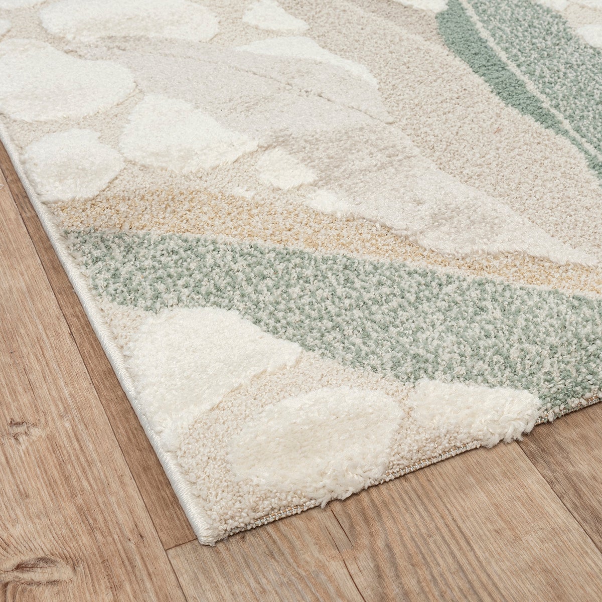 the carpet Jungle Kids tapis pour chambre d'enfant, tapis pour enfant, effet 3D, facile d'entretien, résistant, Crème, 200 x 290 cm - 7