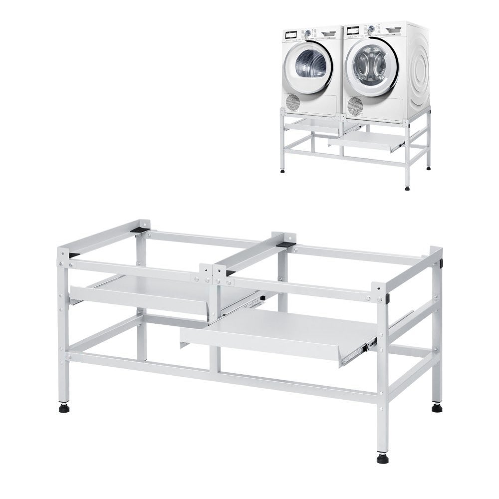 Support pour machine à laver et sèche-linge en acier au carbone avec ...