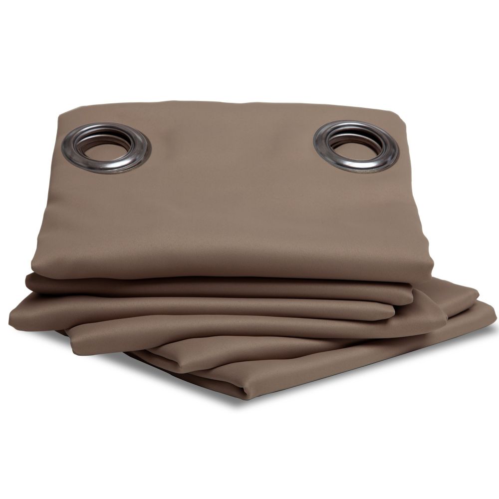 Tende termoisolanti da 2 pezzi, tende oscuranti grigie, 140 cm*175 cm, con occhielli, protezione UV | Leroy Merlin