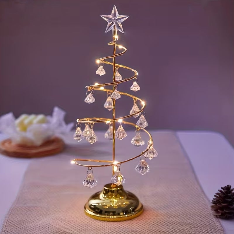 Sapin De Noël En Verre Pour Table - Décoration élégante Et Solide Pour Salon, Bureau Ou Centre De Table. Hauteur 6,6 Cm. - 11