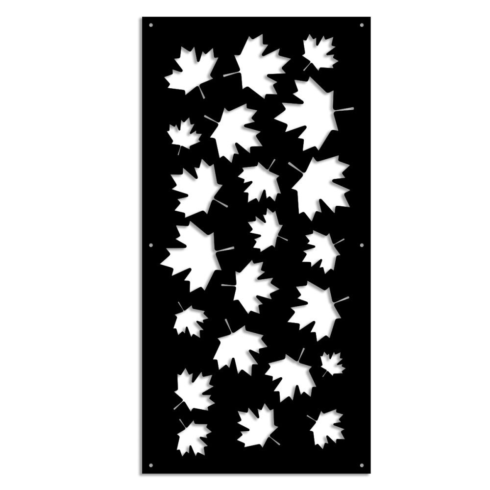 KLON - Panel perforowany z PVC - Osłona przeciwsłoneczna - Rozmiar 47x94 cm - Grubość 1 cm - Kolor CZARNY